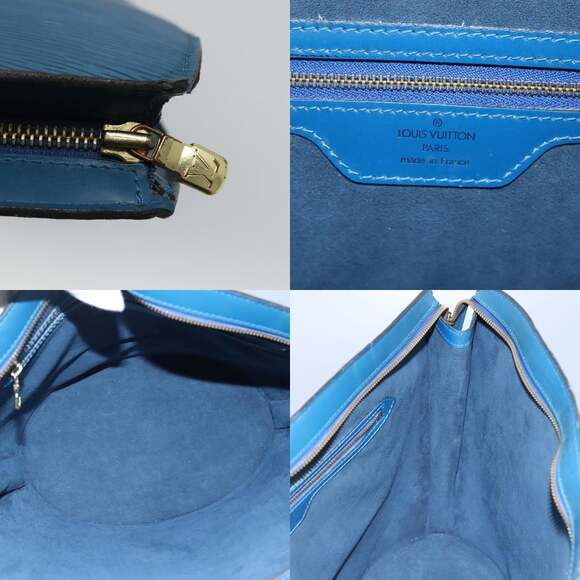LOUIS VUITTON Epi Saint Jacques Shopping Shoulder Bag Blue M52275 - Picture 11 of 12